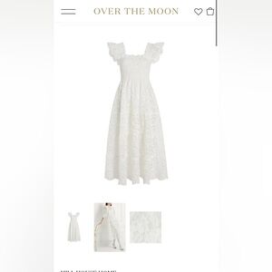 THE LACE ELLIE NAP DRESS IN WHITE LACE